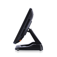 Fabricante de fábrica Pos Pantalla táctil de aleación de aluminio plegable integrada de 15 pulgadas Sistema Pos Caja registradora
