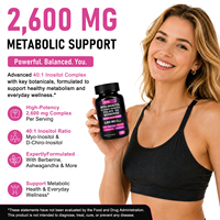 Kapsul Kompleks Myo-Inositol Berberine Pelangsing dengan Logo Kustom ArtoaLabs untuk Kesehatan Hormon Metabolik bagi Dealer, Dukungan MOQ Rendah