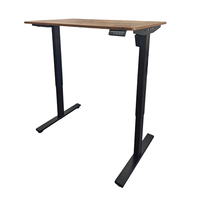 Table de bureau électrique pliable et mobile de luxe moderne, réglable en hauteur, construction métal-bois, pour bureau et bâtiment