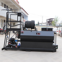 Liquide vert 2000 litres hydroseeding machine hydroseeder pompe pour travaux de construction