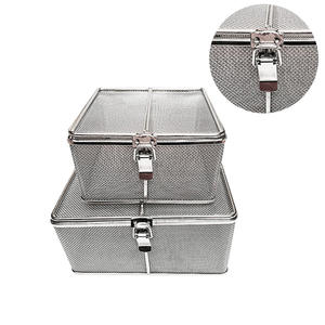 Panier de stérilisation de stockage de grillage de l'acier inoxydable 304 panier de maille en métal pour l'hôpital - Product Image 4