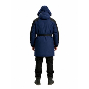 Conjunto de Parka y Pantalones de Trabajo para Invierno en Clima Extremo para Hombre, Traje de Trabajo Impermeable, Resistente al Viento y con Aislamiento Térmico -10 ℃   Clima Frío - Product Image 3