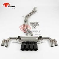 Système d'échappement pour Porsche Cayenne S Coupé V8 9YB 4.0T 2023+ en acier inoxydable 304, silencieux Valvetronic, tuyau Catback avec embouts
