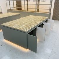 Vitrine de boulangerie commerciale en acier inoxydable Hongzhan avec éclairage LED et emballage en carton transparent
