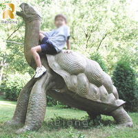 Statue de tortue en bronze de grande taille, décoration de jardin, parc, extérieur, design célèbre, art
