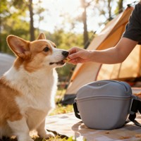 Sac de taille en silicone léger et durable pour friandises pour animaux, fermeture magnétique, idéal pour l'entraînement des chiens – Vente chaude