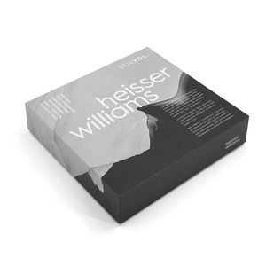 Boîte rigide personnalisée avec couvercle et base dégradés noir et gris, boîte cadeau de luxe pour vin avec texte allemand imprimé, pour ensemble de spiritueux - Product Image 5