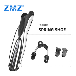 Vây bơi lặn chuyên nghiệp màu đỏ và đen, dài, dùng cho lặn tự do dưới nước - Product Image 6