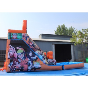 Nhân Vật Trượt Nước <span class=keywords><strong>Inflatable</strong></span> Bouncer Với Bóng Pit Phim Hoạt Hình Nhà Bị Trả Lại Với Slide Cho Hồ Bơi Combo Cho Vui Chơi Giải Trí Thiết Bị - Product Image 2