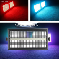 Stroboscope pleine couleur 8+8 segments, Stroboscope 48+8 segments 1000W, Barre lumineuse de marquage, Lumière stroboscopique pour salle privée KTV avec 960 LED
