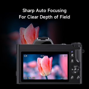 48mp Độ phân giải cao Mirrorless máy ảnh kỹ thuật số với 5K điện ảnh <span class=keywords><strong>Video</strong></span> Tự động lấy nét DSLR phong cách ống kính phía trước Retro xây dựng đèn flash - Product Image 4