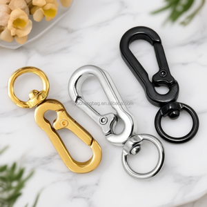 Veer Knevel Met Ooghaak Nieuwigheid Haken Display Haak Haak Set Messing Draaibare Hardware Haak Clips Hond Handtas Tas Haak A3 - Product Image 2