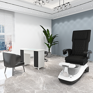 Fauteuil de <span class=keywords><strong>massage</strong></span> Leercon de luxe moderne à gravité zéro pour le corps entier avec pompe de drainage, tube rotatif pour les pieds, prix de gros bon marché - Product Image 3