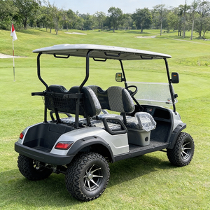 Voiturette de golf électrique WOLAN à 4 <span class=keywords><strong>places</strong></span>, carrosserie ouverte, pour la gestion des parcs, avec radio, certifiée CE, autonomie de 70-90 km - Product Image 6