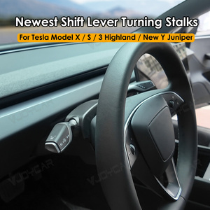 Pièces intérieures <span class=keywords><strong>de</strong></span> voiture Vjoycar, levier <span class=keywords><strong>de</strong></span> vitesses pour <span class=keywords><strong>Tesla</strong></span> New <span class=keywords><strong>Model</strong></span> <span class=keywords><strong>3</strong></span> X S, commande <span class=keywords><strong>de</strong></span> clignotants, barre <span class=keywords><strong>de</strong></span> commande du volant, accessoires - Product Image 2