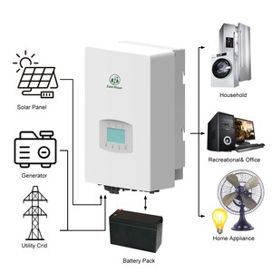 Inversores Solares MPPT de 10kw 6.2kw 5kw Preço de Atacado Monofásico 10kw 6kw 4.2kw 24v 48v Inversor Solar Híbrido 12kw Off Grid - Product Image 4