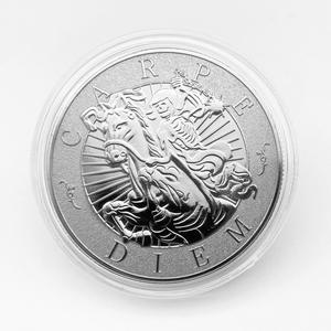 MONEDA DE DESAFÍO-RECUERDA QUE MORIRÁS APROVECHAR EL DÍA-MEMENTO Token de plata de la marca de la - Product Image 3