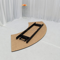 Tables de banquet et de mariage en contreplaqué d'extérieur, pliables, de haute qualité, modernes, taille personnalisable, pour hôtels