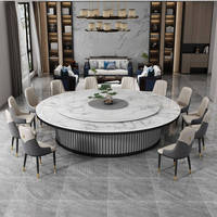 Table de salle à manger d'hôtel, grande table électrique pour restaurant, ensemble table et chaises, banquette de salle à manger pour 15-20 personnes, sur mesure, en bois massif, style nordique