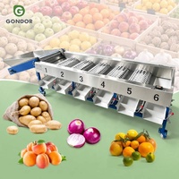 Industriële machine voor het sorteren van fruit, kersen, zure kastanjes, tomaten, grote aardappelen, dadels, kunstmatige sorteerinstallatie te koop