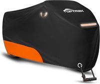 Housse de moto robuste pour extérieur, 420D, imperméable, protection contre les UV et la pluie, housse de moto toutes saisons