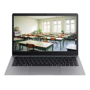 In stock Ultra-Thin Student & Education Laptop 14 Inches N3350 RAM 6GB+64GB EMMC English Keyboard Low Price laptop for study