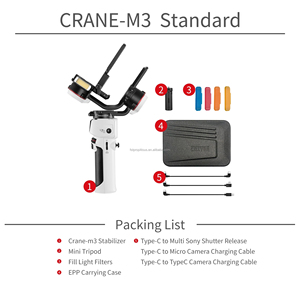 <span class=keywords><strong>ZHIYUN</strong></span> <span class=keywords><strong>Crane</strong></span> <span class=keywords><strong>M3</strong></span> 3S Pro Estabilizador de cardán de 3 ejes para cámara de teléfono inteligente sin espejo para cámaras sin espejo Sony Nikon Canon Cinema - Product Image 4