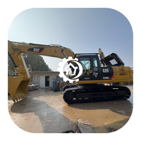 Excavatrice Caterpillar 330d d'occasion de 30 tonnes, Caterpillar 329DL 329D2L 330, matériel de construction Cat, prêt à être expédié