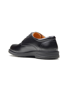 Zapatos Derby Clásicos Importados de Cuero para Hombre con Punta Redondeada, Cierre Tradicional con Cordones y Forro de Cuero DD - Product Image 3