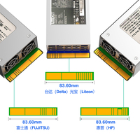 Delta // Liteon/Fujitsu Server PSU Breakout Board 16 * PCI-E 6Pin Adapter Voltage Display Multi PSU Sync Multi-GPU Expand Laptop