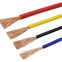 RV PVC-Draht 0, 75 MM2/1, 5 mm2/2, 5 mm2/4 mm2/6 mm2 Gelb/Grün Farbe Reines Kupfer