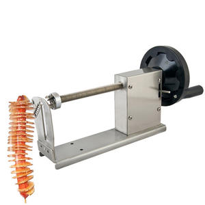 Machine à <span class=keywords><strong>pommes</strong></span> <span class=keywords><strong>de</strong></span> <span class=keywords><strong>terre</strong></span> en spirale manuelle multifonctionnelle en acier inoxydable commercial, <span class=keywords><strong>vente</strong></span> directe d'usine - Product Image 1