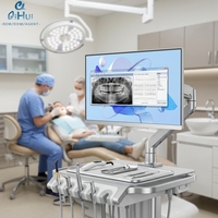 Écran tactile professionnel 27 pouces 4K 75Hz, compatible VESA, noir et blanc, pour clinique dentaire, affichage médical de diagnostic