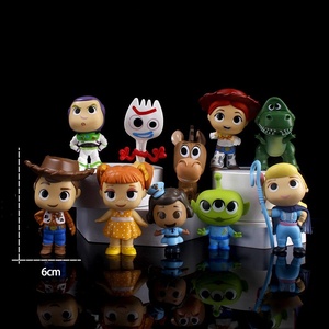 Set de 7 Piezas de <span class=keywords><strong>Toy</strong></span> <span class=keywords><strong>Story</strong></span>, Figuras Coleccionables de Buzz Lightyear, Woody, Jessie, Bullseye, Forky, Muñeco de Acción, Regalos para Niños - Product Image 1