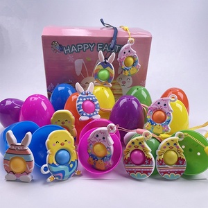 2022 New Style Easter Egg Twist & Tear Blind Box Children's Party Toys DIY Open Plastic Eggs Simulation Eggs