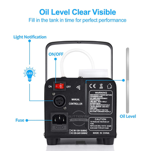 400W RGB LED 프로젝션 조명 웨딩 <span class=keywords><strong>DJ</strong></span> 파티 조명을위한 무선 원격 제어 연기 효과와 무대 안개 기계 - Product Image 6