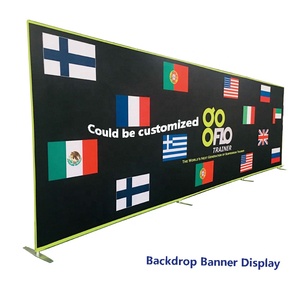 <strong>Custom</strong> <strong>Backdrop</strong> Stand <strong>Portable</strong> Exhibition Booth Stand - Product Image 4