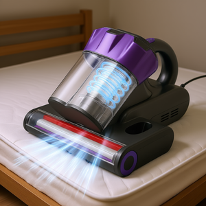 Aspirateur à main avec fil, 550W, filtre HEPA, aspiration puissante pour le nettoyage des matelas et des lits - Product Image 2