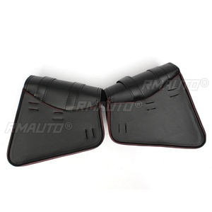 Un Par de Alforjas Universales de Cuero PU para Motocicleta, Bolsas de Equipaje para Motocicleta, Alforjas Impermeables para Harley - Product Image 4