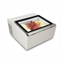 Vitrine Réfrigérée Commerciale Portable 110V 220V pour Mini Glaces, Gelatos et Gâteaux – Petit Réfrigérateur de Présentation pour Sucettes Glacées