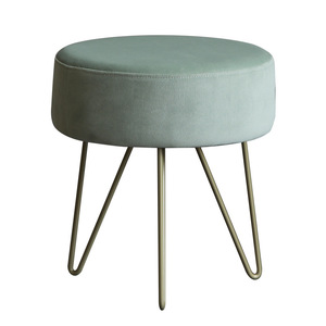 fashion design wholesale kiddies outdoor pink velvet stools &amp