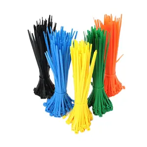 Colorful customized multi szie fastening organizer self locking nylon cable tie