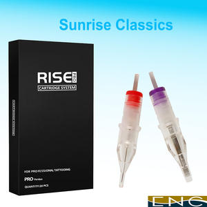 Иглы для тату SunriseClassics RL Round Liner 0.2мм, полный набор, изолированные, в блистерной упаковке, профессиональные, с сертификатом CE, дешевые, оптом - Product Image 2