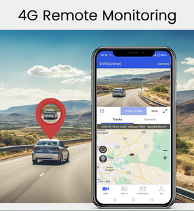 4G WiFi 자동차 DVR GPS 로거 1080P <span class=keywords><strong>3</strong></span> 렌즈 ADAS 함대 관리 운전 지원 원격 라이브 모니터 Dashcam 주차 모니터링 - Product Image 3