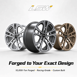 LS8123 5x112 5x120 5x114.3 18‑22 นิ้ว, 6061‑T6 ล้ออะลูมิเนียมฟอร์จสีเทากันเมทัลหน้าเจียรสำหรับรถยนต์ BMW Audi Mercedes - Product Image 5