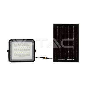 Reflector LED Solar V-Tac de 6W, Negro, 6400K, Luz Fría, Control Remoto, Montaje en Superficie, Cuerpo de Plástico, 50000 Horas de Duración - Product Image 3