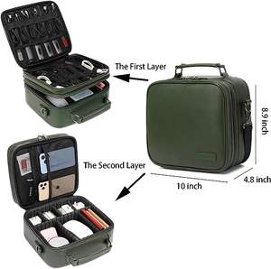 Étui de rangement pour câbles Hagibis Electronics, sac de rangement pour câbles, pochette portable, étui de transport étanche pour câbles, échantillon gratuit - Product Image 2