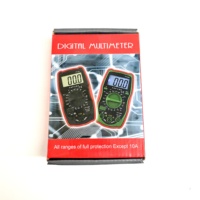 Multimeter Digital 600V DC/AC 2000 Counts Auto-Ranging LCD Voltmeter Ohm Volt Amp Tester Instrumen Elektronik Pengukur Tegangan