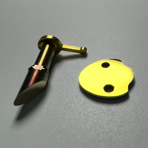 Specchio per strumenti per ottica dentale in rame placcato oro M1 M2 senza ossigeno - Product Image 1