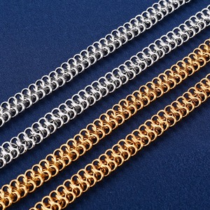 Bracelet chaîne maillons épais en acier inoxydable style punk pour femmes et hommes, chaîne de cheville, bracelet de poignet, bijoux en métal, cadeau - Product Image 6